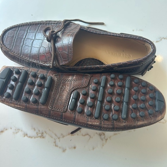 Men Cole Haan Men\'s Brown Loafers size 10